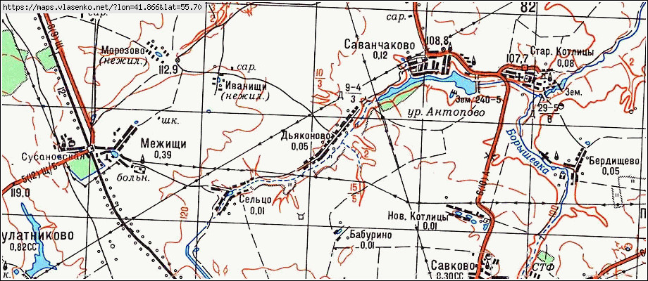 Карта муромский р н