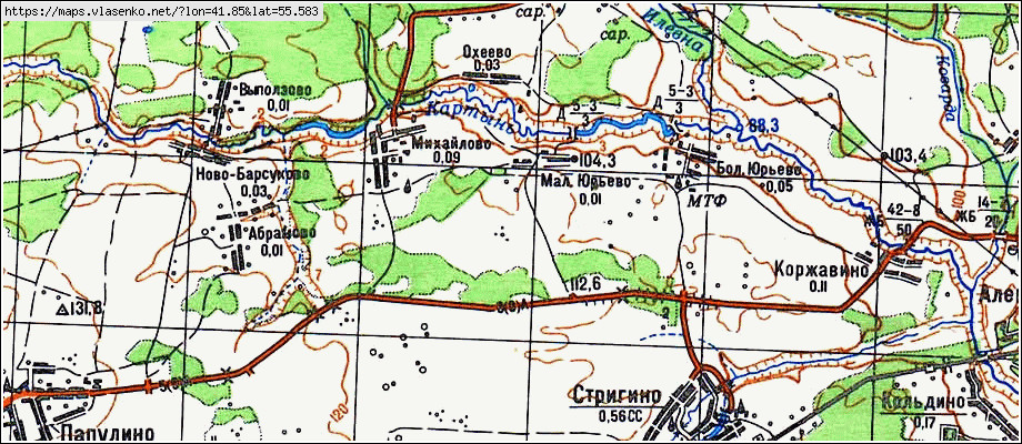 Степаньково муромский район карта