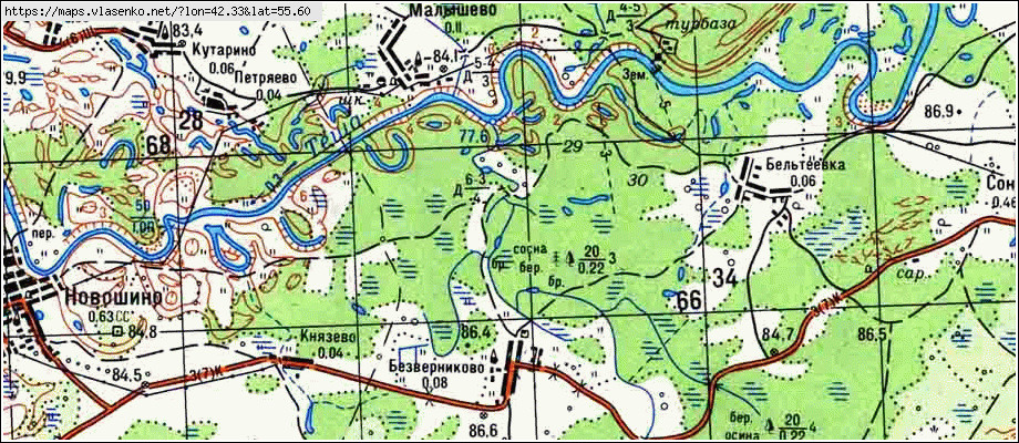 Черемисино муромский район карта