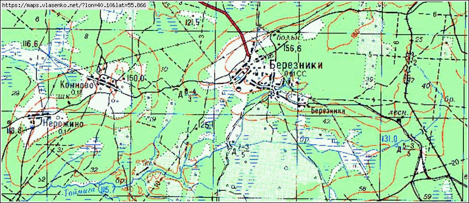 Собинский район карта спутник