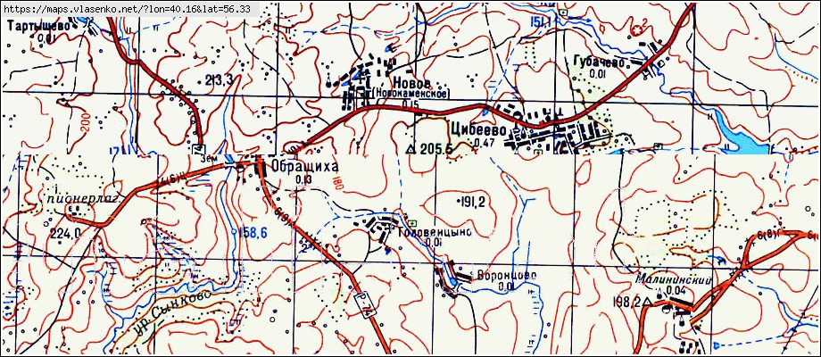 Карта спутник владимирская область