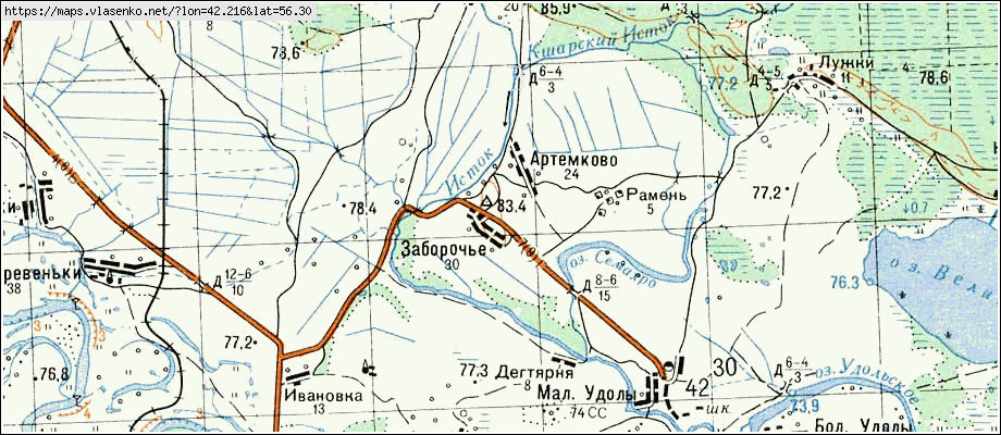 Вязниковский район лукново карта