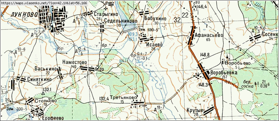 Карта вязниковского района