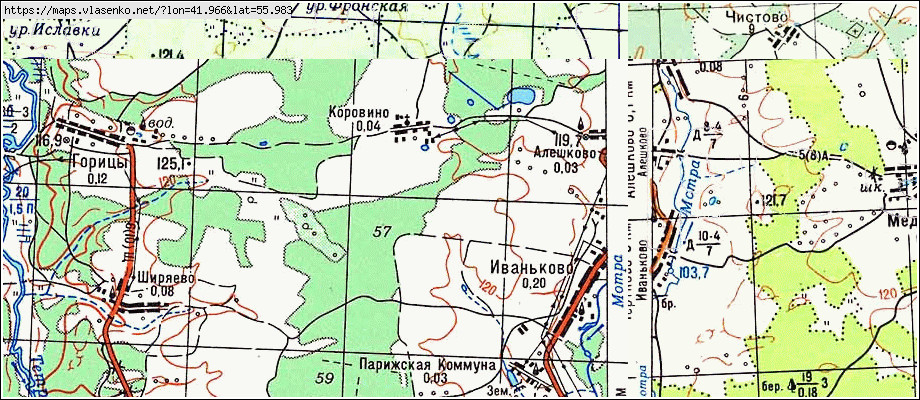 Вязниковский район лукново карта