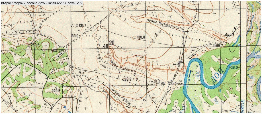 Карта иловлинского района