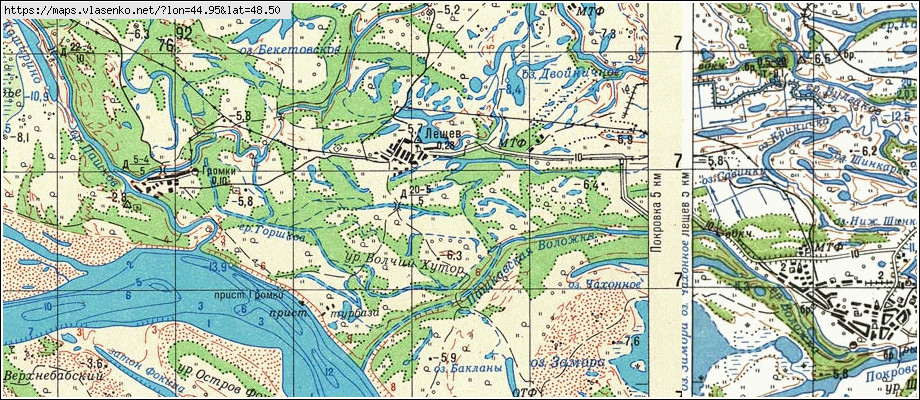 Карта ленинской поймы волгоградской области для рыбака спутник