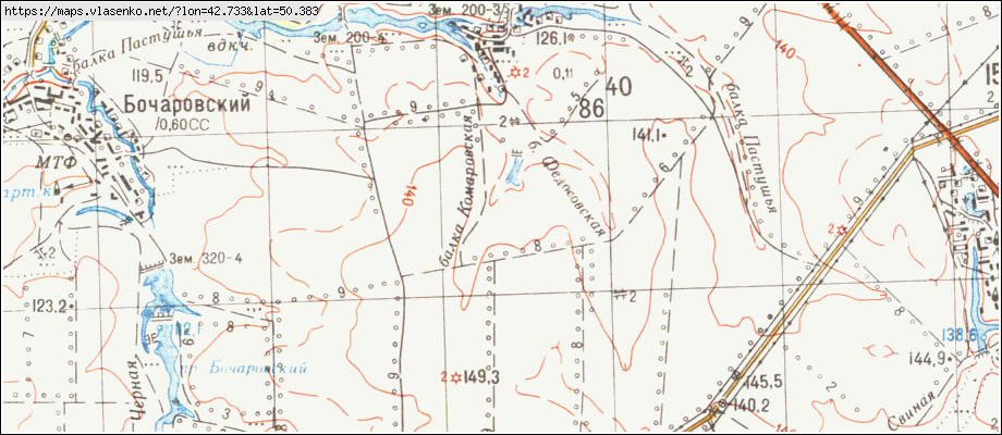 Карта новоаннинского района