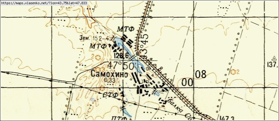 Карта октябрьского района волгоградской области с хуторами