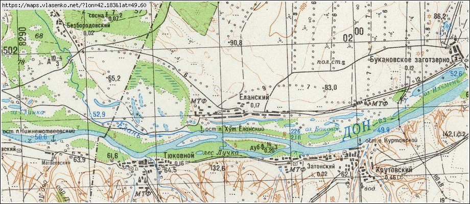 Карта вязовка еланский район волгоградская область