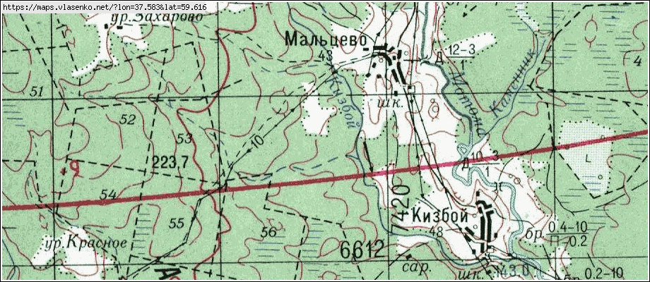 Яганово череповецкий район карта