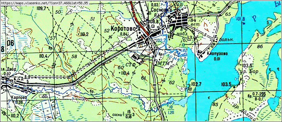 Карта череповецкого района подробная