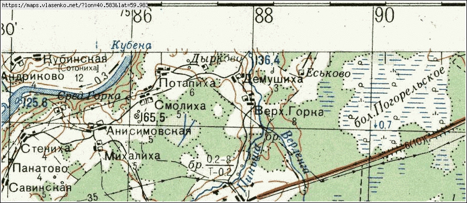 Карта харовского района подробная с деревнями вологодской области