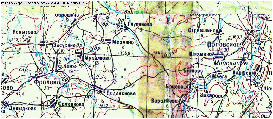 Спутниковая карта междуреченского района вологодской области