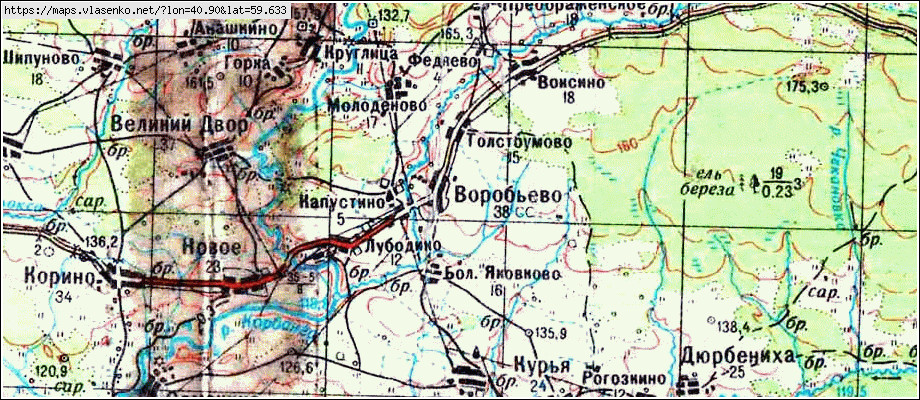 Карта бабаевского района вологодской области с деревнями