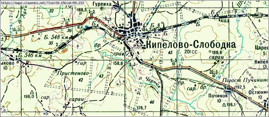 Карта топографическая вологда - 98 фото