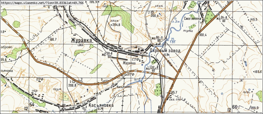 Карта кантемировки воронежской области