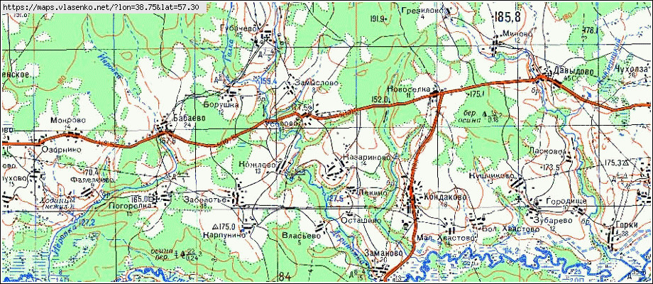 Карта борисоглебского района ярославской области с деревнями подробная