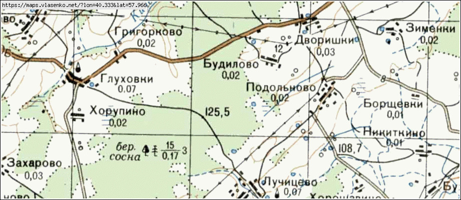 Карта даниловского района ярославской области с деревнями со спутника в реальном времени