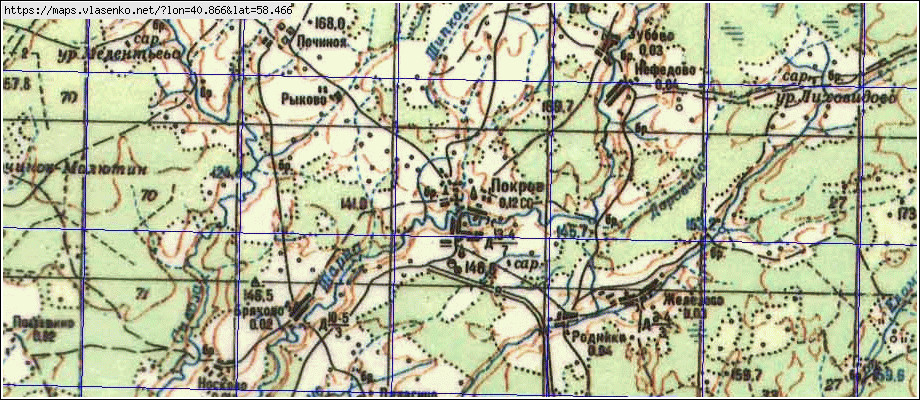 Погода покров карта