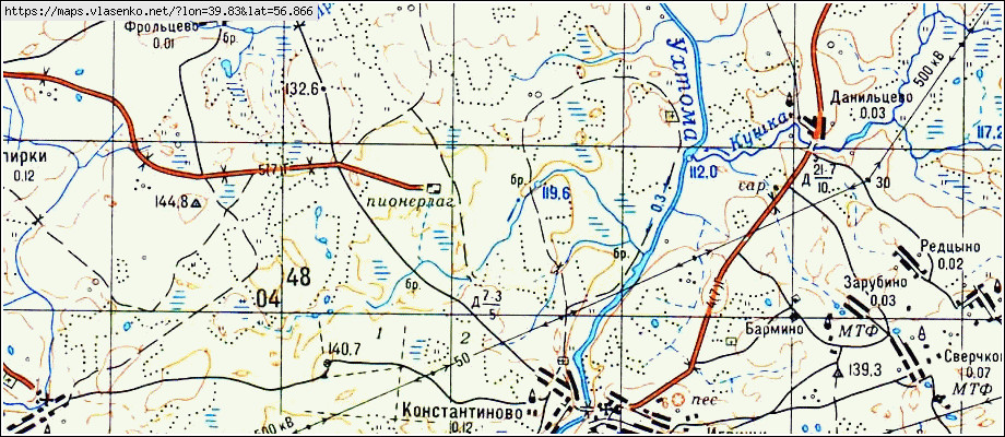 Каменно андрианово карта