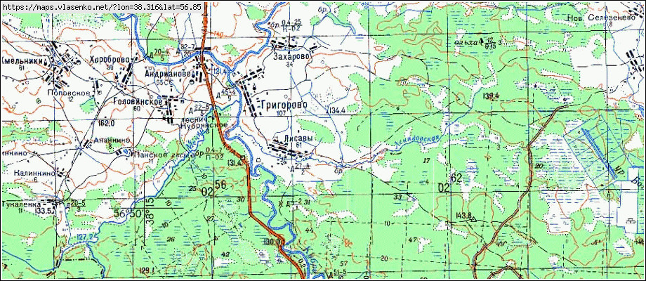 Карта григорово новгородского района