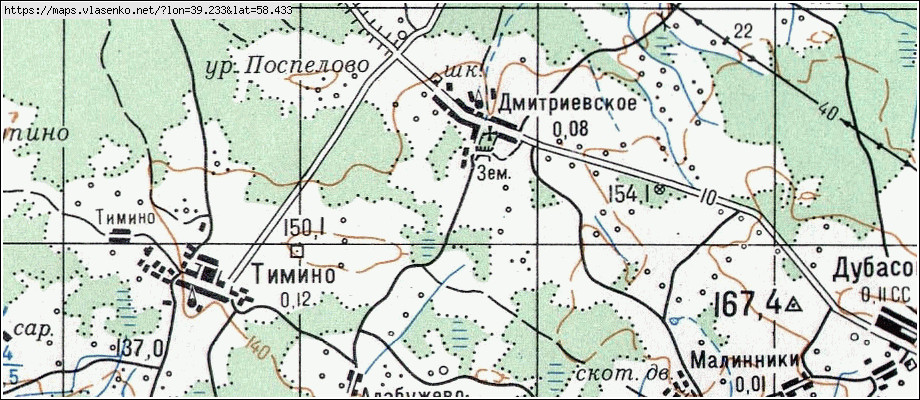 Дмитриевский район москва карта