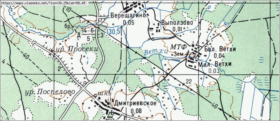 Карта верещагино пермский край