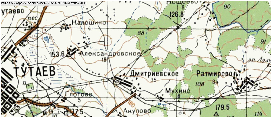 Спутниковая карта тутаевского района ярославской области