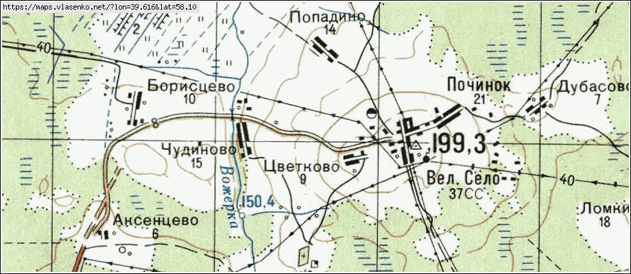 Карта с великое ярославская область