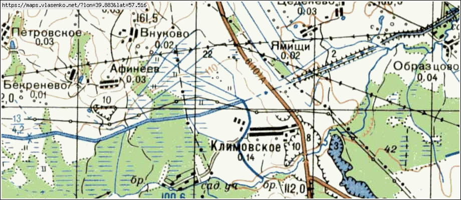 Климовский район брянской области топографическая карта