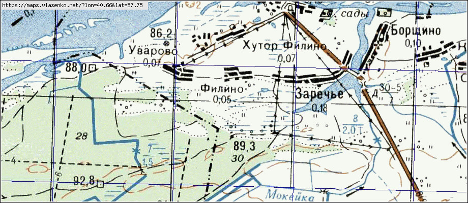 Карта поречье рыбное ярославская область