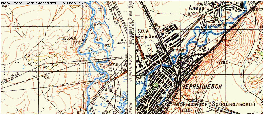 Чернышевск забайкальский край карта
