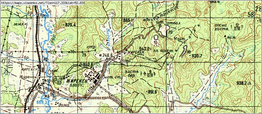 Чернышевск забайкальский край карта
