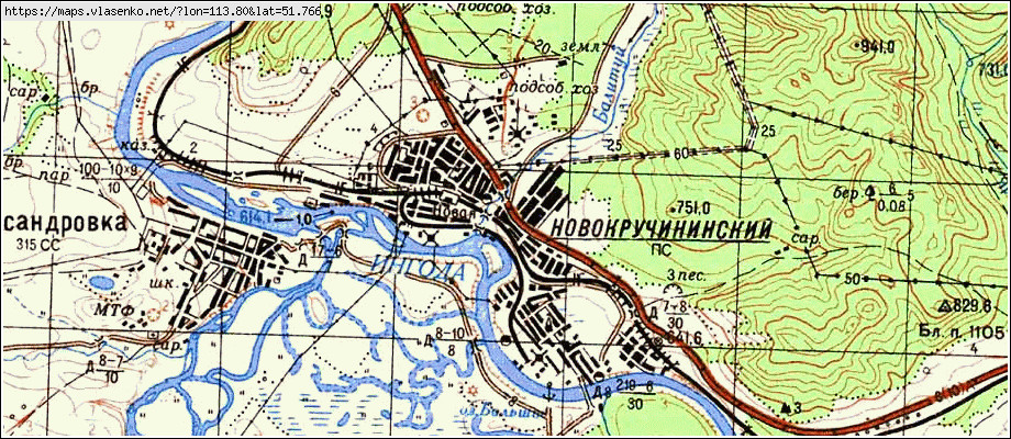 Карта атамановка забайкальский край