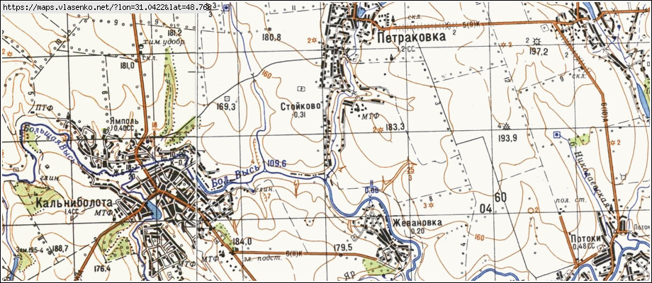 Карта СТІЙКОВЕ, Черкаська область, Катеринопільський район