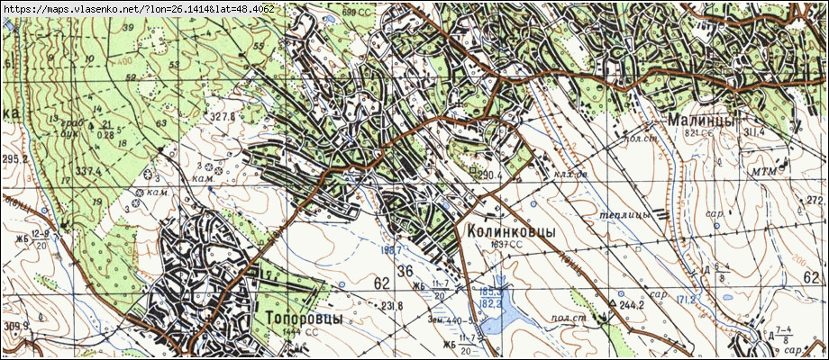 Карта чернівецької області