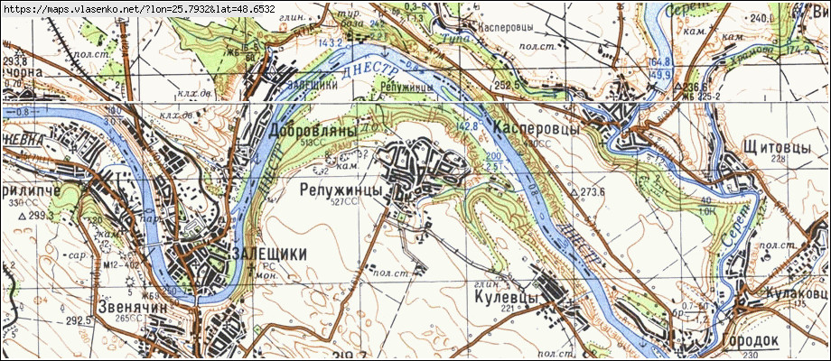 Карта РЕПУЖИНЦІ, Чернівецька область, Заставнівський район