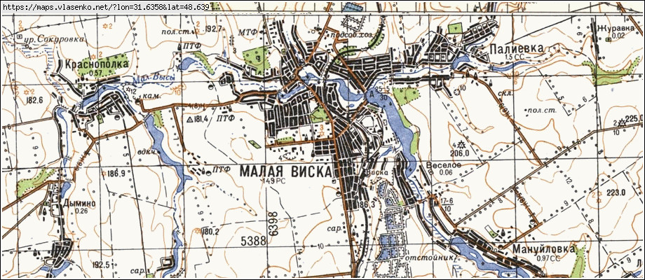 Кировоградская область карта