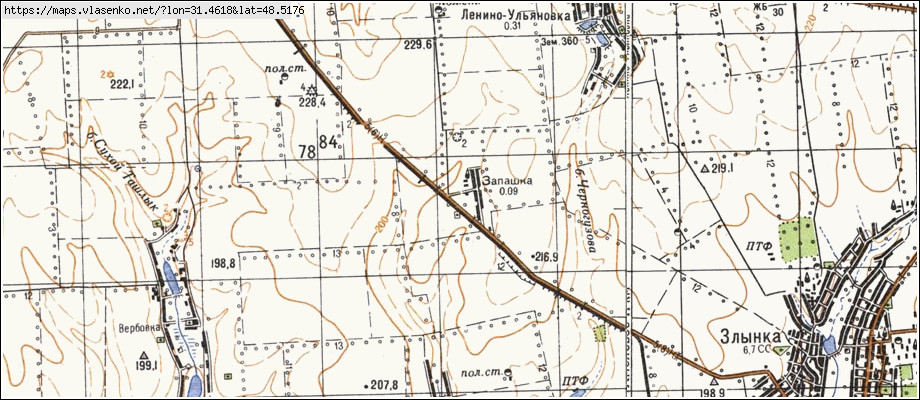 Карта ЗАПАШКА, Кіровоградська область, Маловисківський район