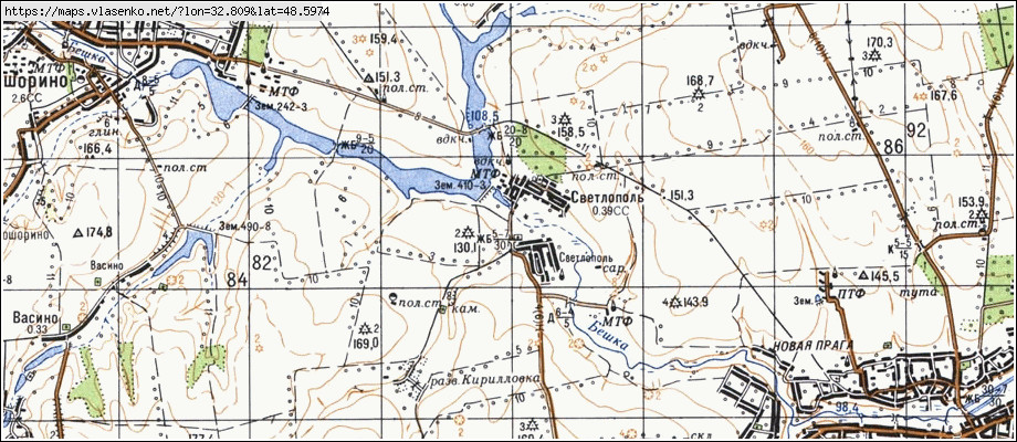 Карта СВІТЛОПІЛЬ, Кіровоградська область, Олександрійський район
