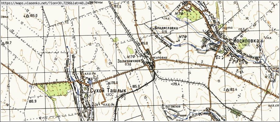 Карта ЗАЛІЗНИЧНЕ, Кіровоградська область, Вільшанський район