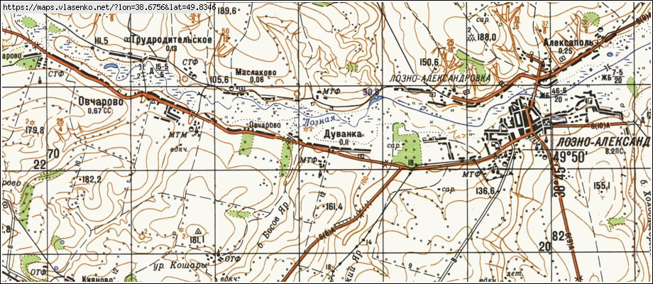 Куземовка луганская область на карте