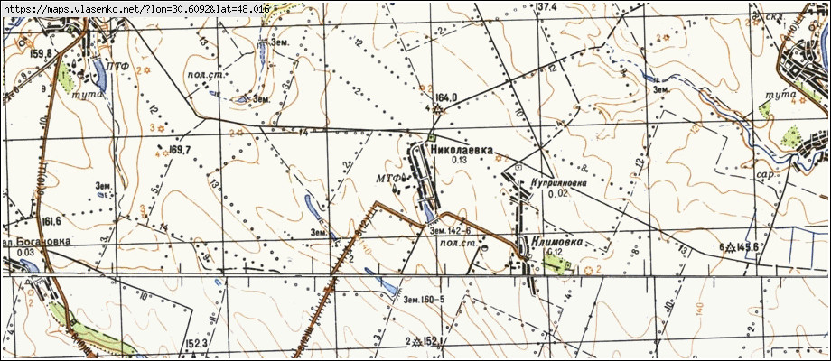 Карта МИКОЛАЇВКА, Миколаївська область, Кривоозерський район