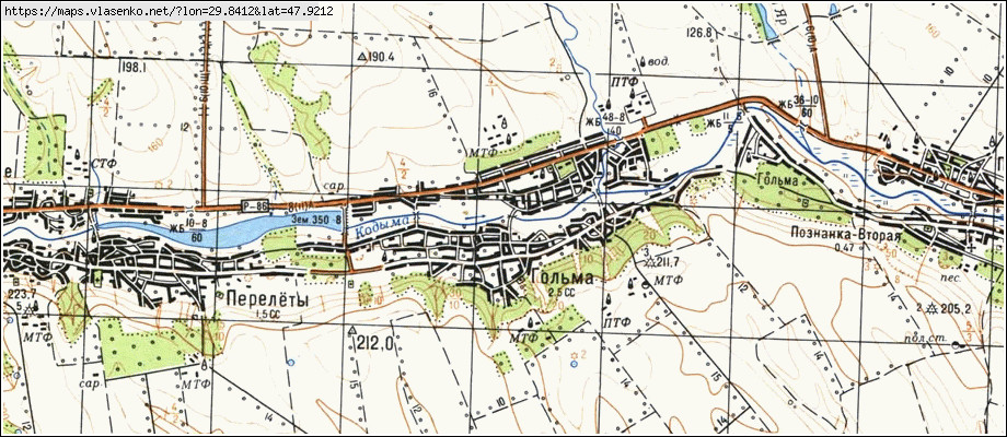 Карта ГОЛЬМА, Одеська область, Балтський район
