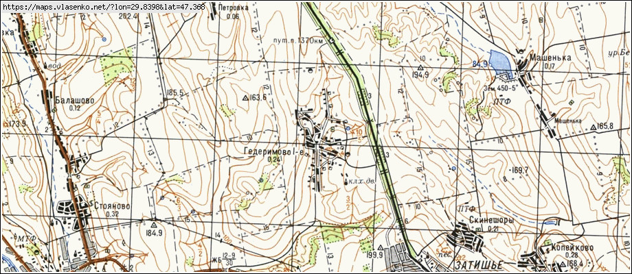 Карта ГЕДЕРИМОВЕ ПЕРШЕ, Одеська область, Фрунзівський район