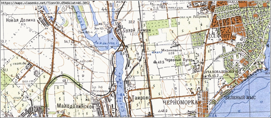 Карта БАЛКА, Одеська область, Овідіопольський район