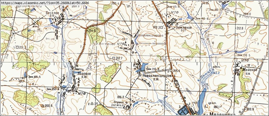 Карта НОВООЛЕКСАНДРІВКА, Сумська область, Краснопільський район
