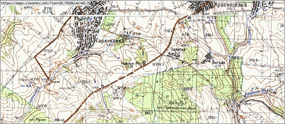 Карта КАВКІВ ЯР, Вінницька область, Крижопільський район