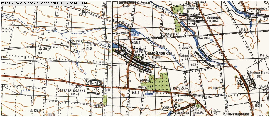 Карта САМІЙЛІВКА, Запорізька область, Новомиколаївський район