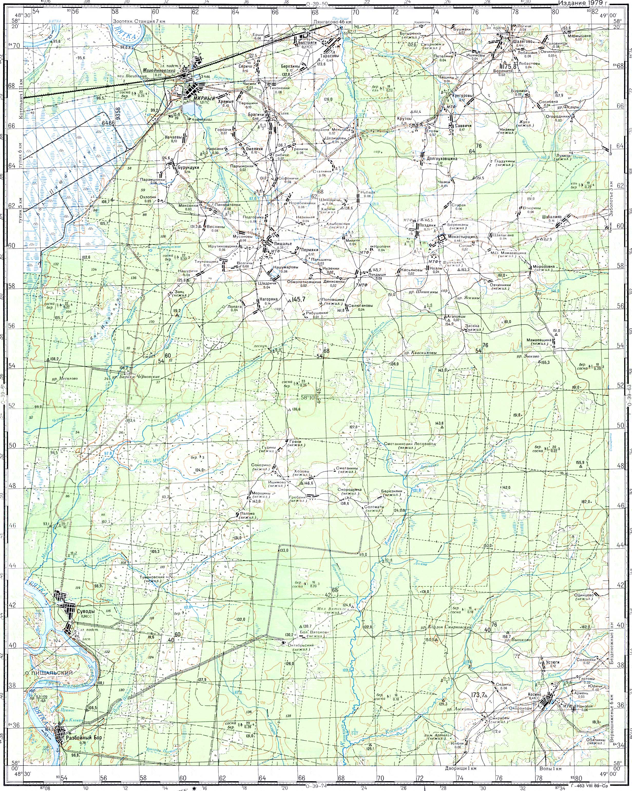 Карта осадков нолинск кировская область